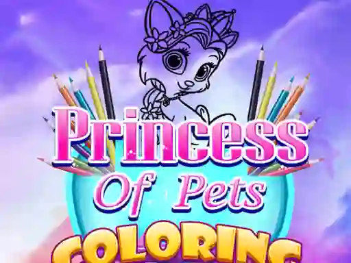 Spil Princess Of Pets Coloring online