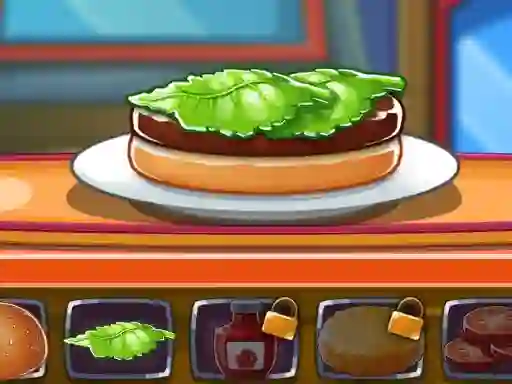 Spil Top Burger Cooking online