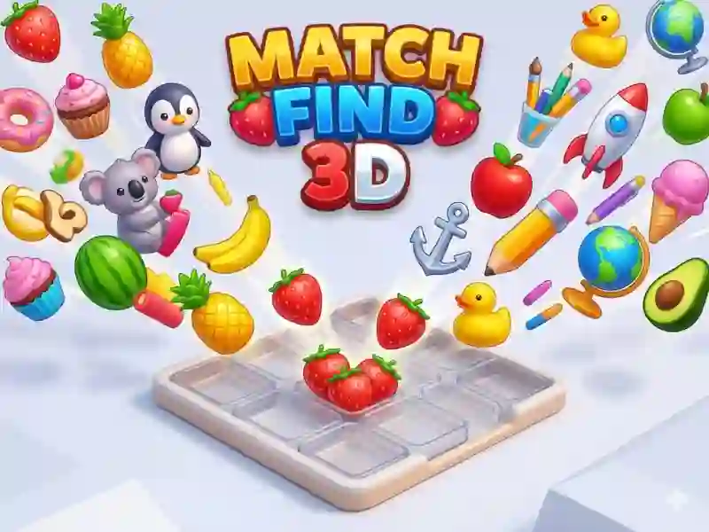 Spil Match Find 3D online