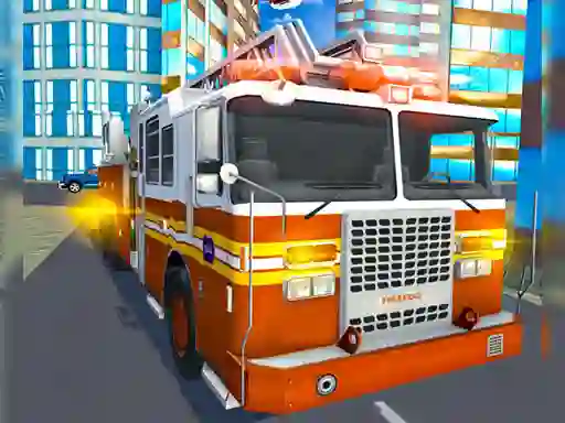 Spil Fire City Truck Rescue Driving Simulator online