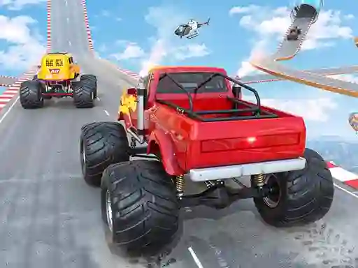 Spil Mega Ramp Monster Truck Race online