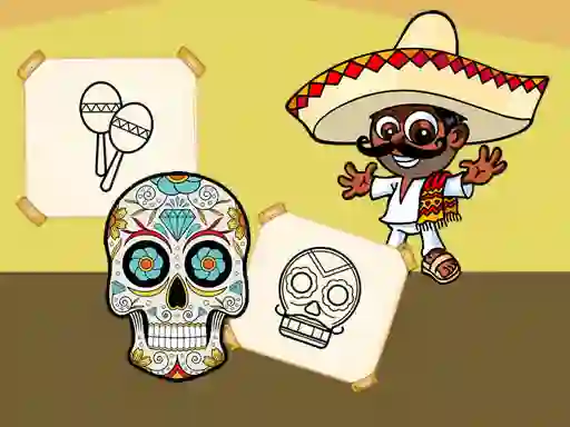 Spil Crazy Mexican Coloring online
