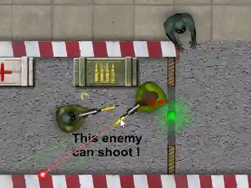 Spil Zombie Shooting 2D online
