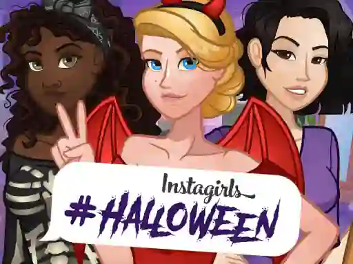 Spil Instagirls Halloween Dress Up online