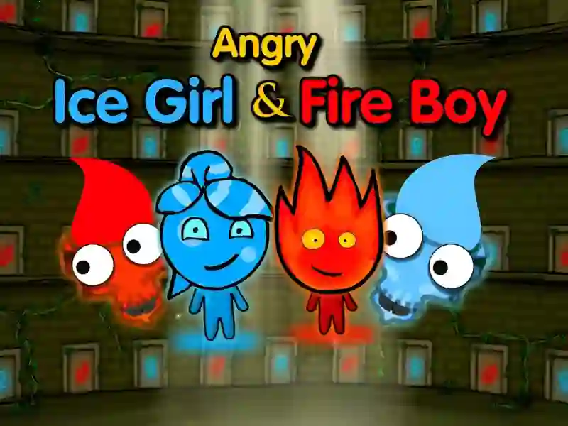 Spil Angry Ice girl and Fire boy online