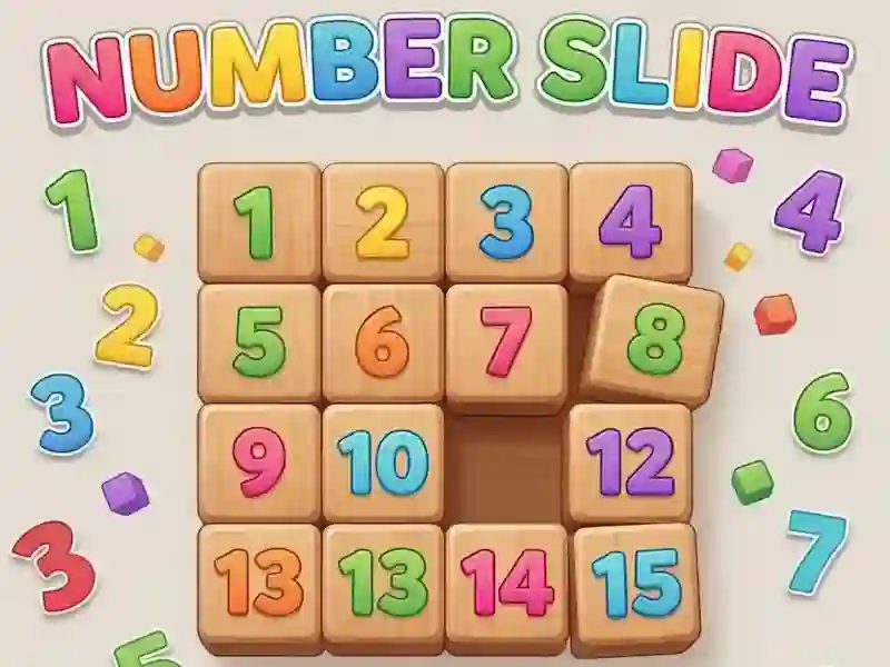Spil Number Slide online