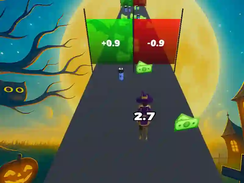 Spil Crazy Runner Witch Halloween online