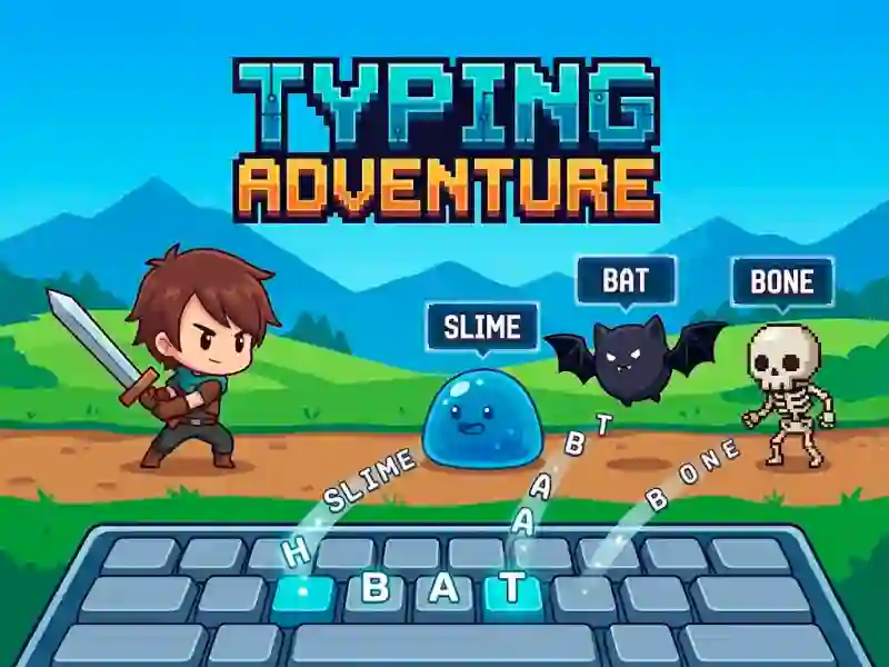 Spil Typing Adventure online