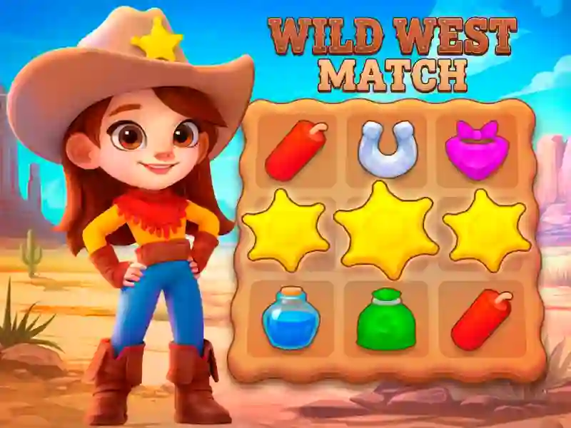 Spil Wild West Match online