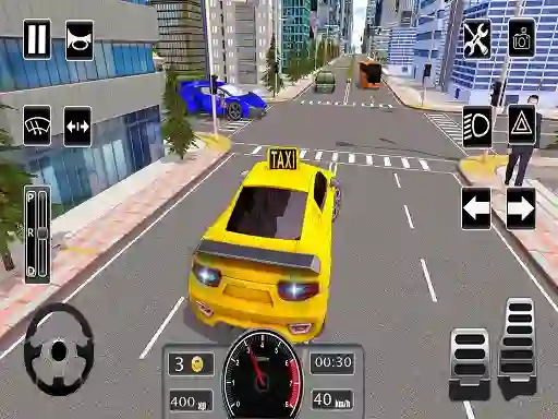 Spil Modern City Taxi Car Simulator online