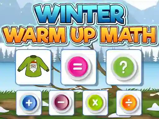 Spil Winter Warm Up Math online