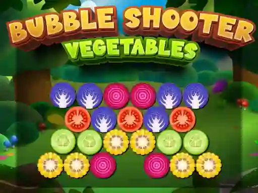 Spil Bubble Shooter Vegetables online