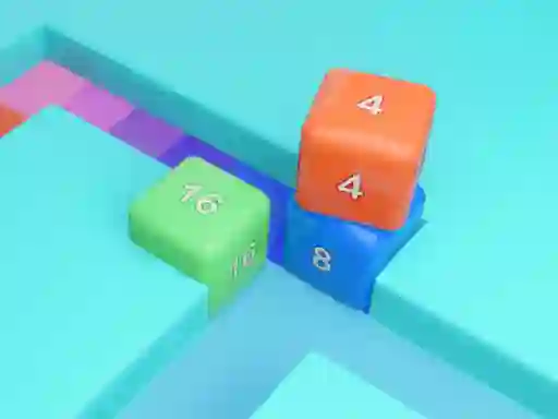 Spil Maze Cube 2048 online