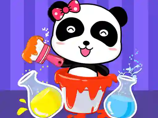 Spil Baby Panda Color Mixing Studio online