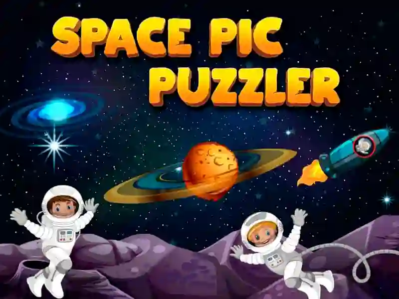Spil Space Pic Puzzler online
