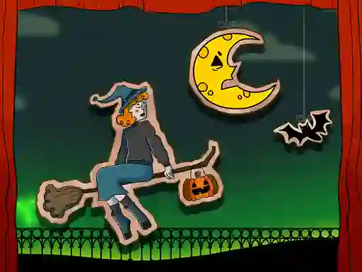 Spil Halloween Witch Fly online