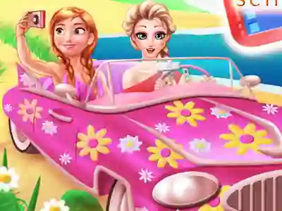 Spil Princesses Road Trip Fun online