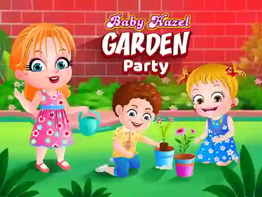 Spil Baby Hazel. Garden party online