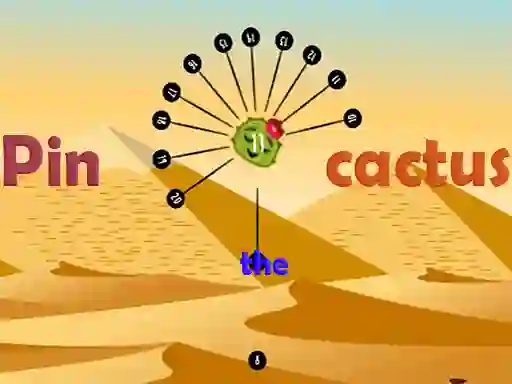 Spil Pin the cactus online