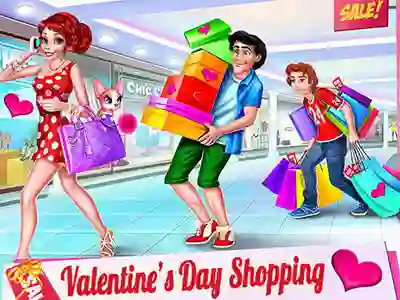 Spil Valentine's Day Shopping online