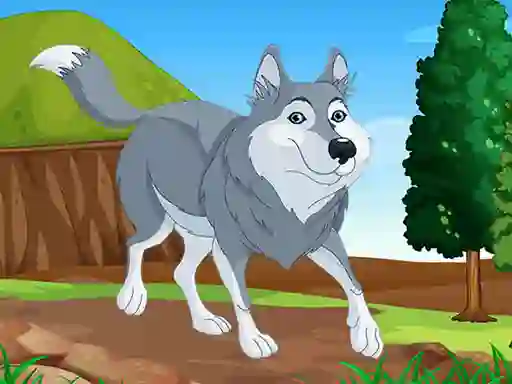 Spil Wolf Jigsaw online