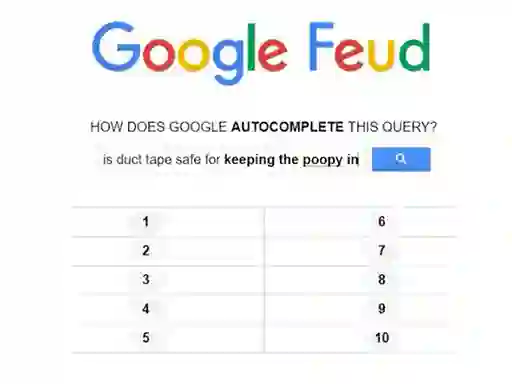 Spil Google Feud online