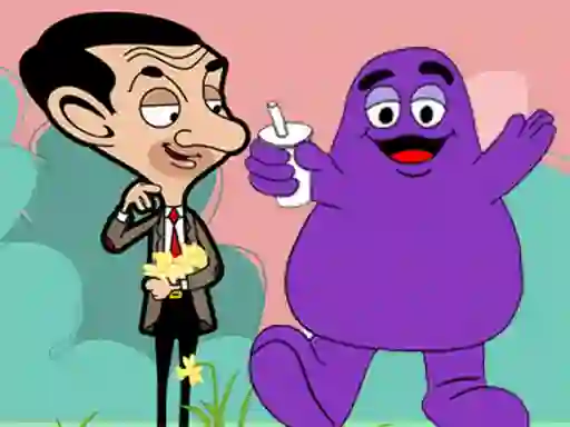 Spil When Mr Bean meet Grimace online