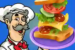 Spil Sandwich Baker online