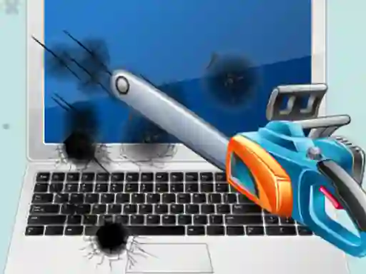 Spil Whack the Laptop online