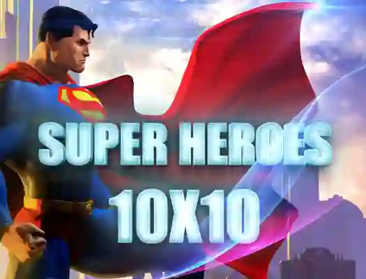 Spil Super heroes 10х10 online
