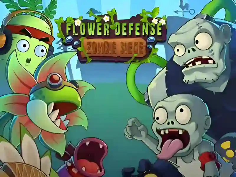 Spil Flower Defense Zombie Siege online
