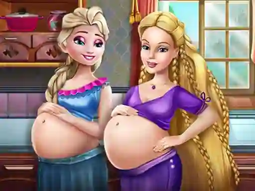Spil Happy Princesses Pregnant BFFS online