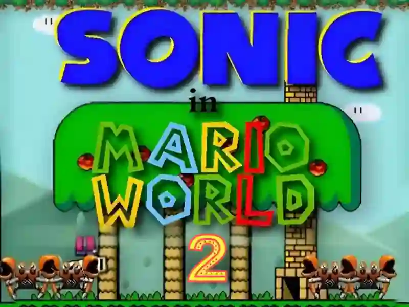 Spil Sonic in Mario World 2 online