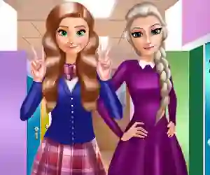 Spil Sisters Back to School online