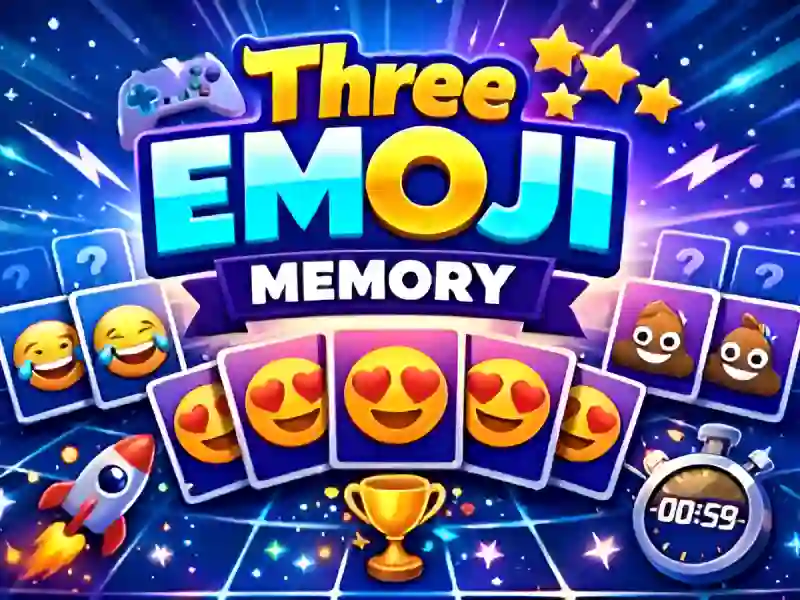 Spil Three Emoji Memory online