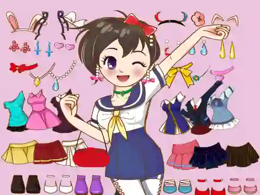 Spil Anime Dress Up Mania online