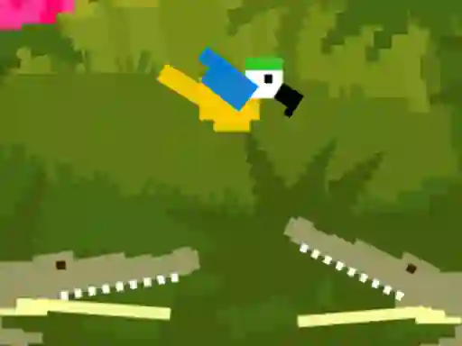 Spil Blocky Bird online