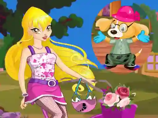 Spil Winx Stella and Puppy online