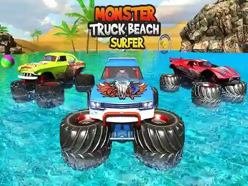 Spil Monster Truck Beach Surfing online