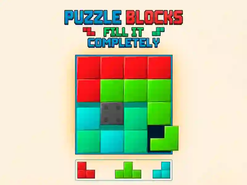 Spil Puzzle Blocks: Fill It Completely online