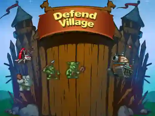 Spil Defend Village online