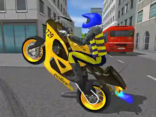 Spil Police Motorbike Race Simulator online