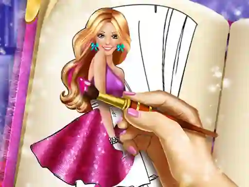 Spil Doll Coloring Book online