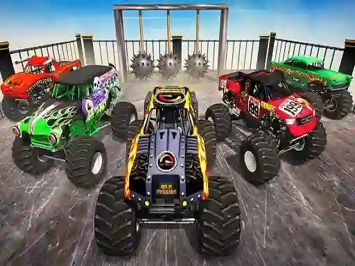 Spil Monster Truck Impossible Stunt Track online