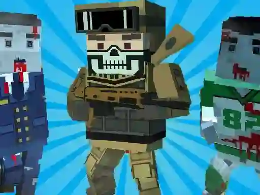 Spil Blocky Shooting Arena 3D Pixel online