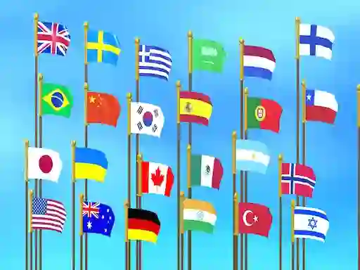 Spil Flag Puzzle Jam: Collect Flags online