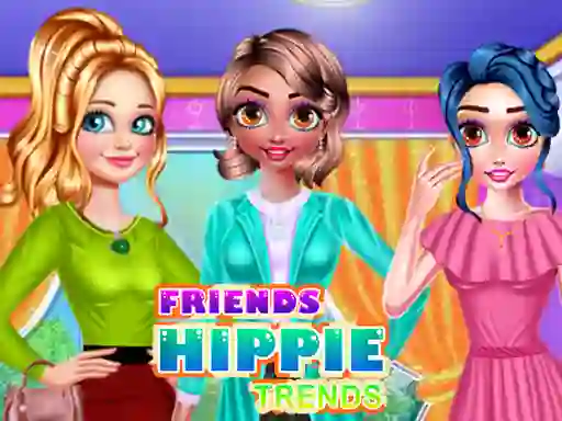 Spil Friends Hippie Trends online
