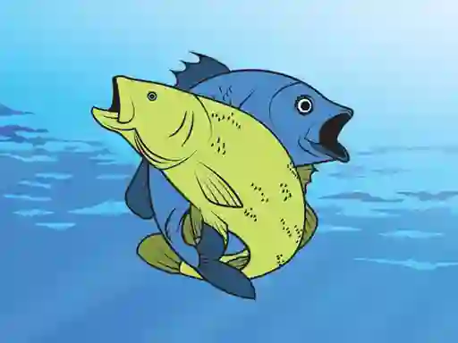 Spil Friendly Fish Coloring online