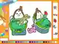 Spil Online coloring baby twins online