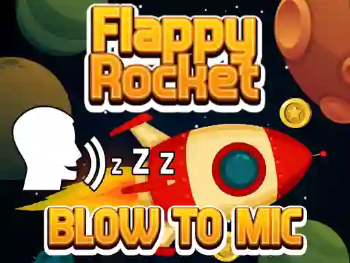 Spil Flappy Rocket With Blowing online